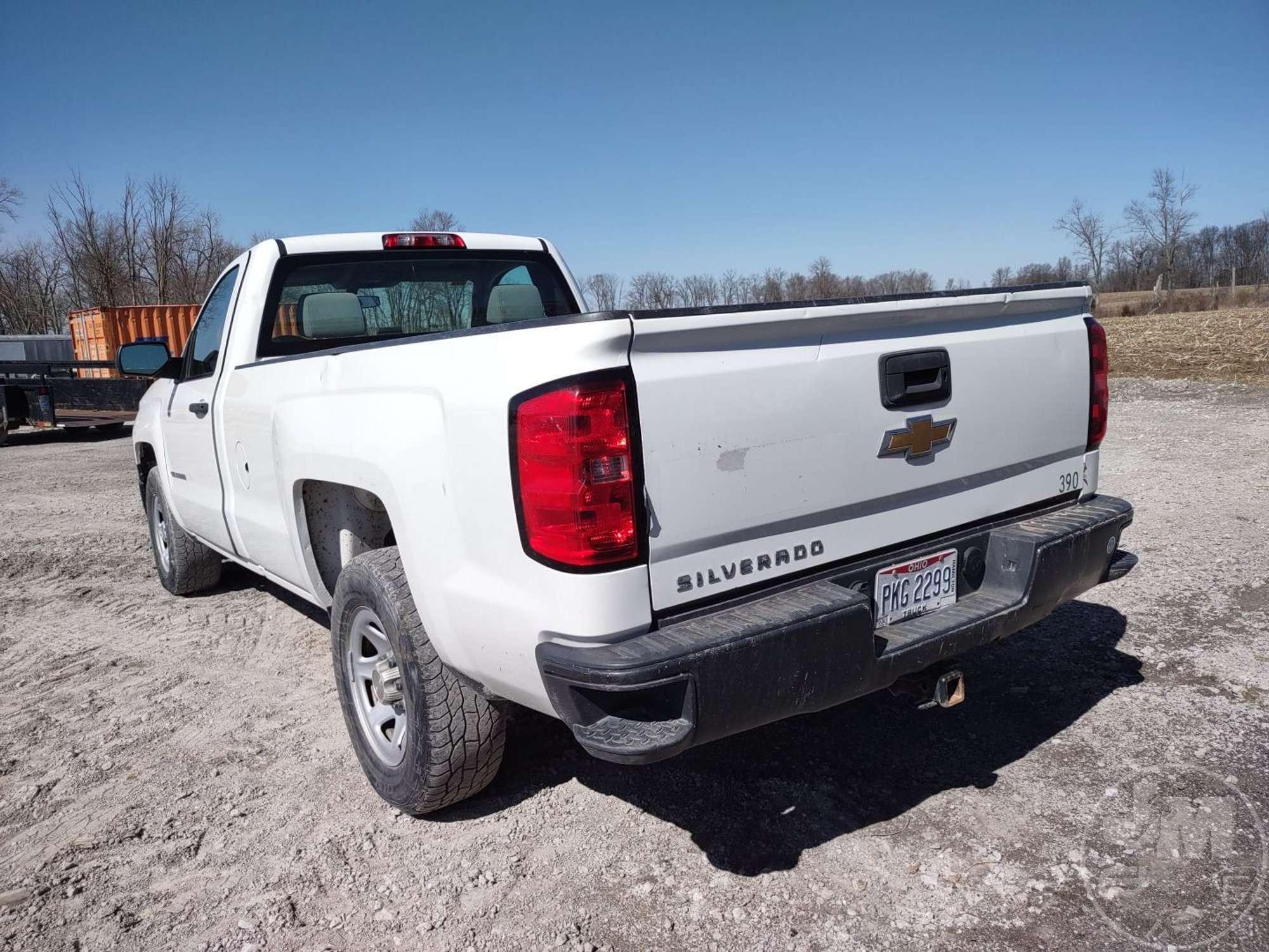 2014 CHEVROLET SILVERADO 1500 REGULAR CAB PICKUP VIN: 1GCNCPEHXEZ331241