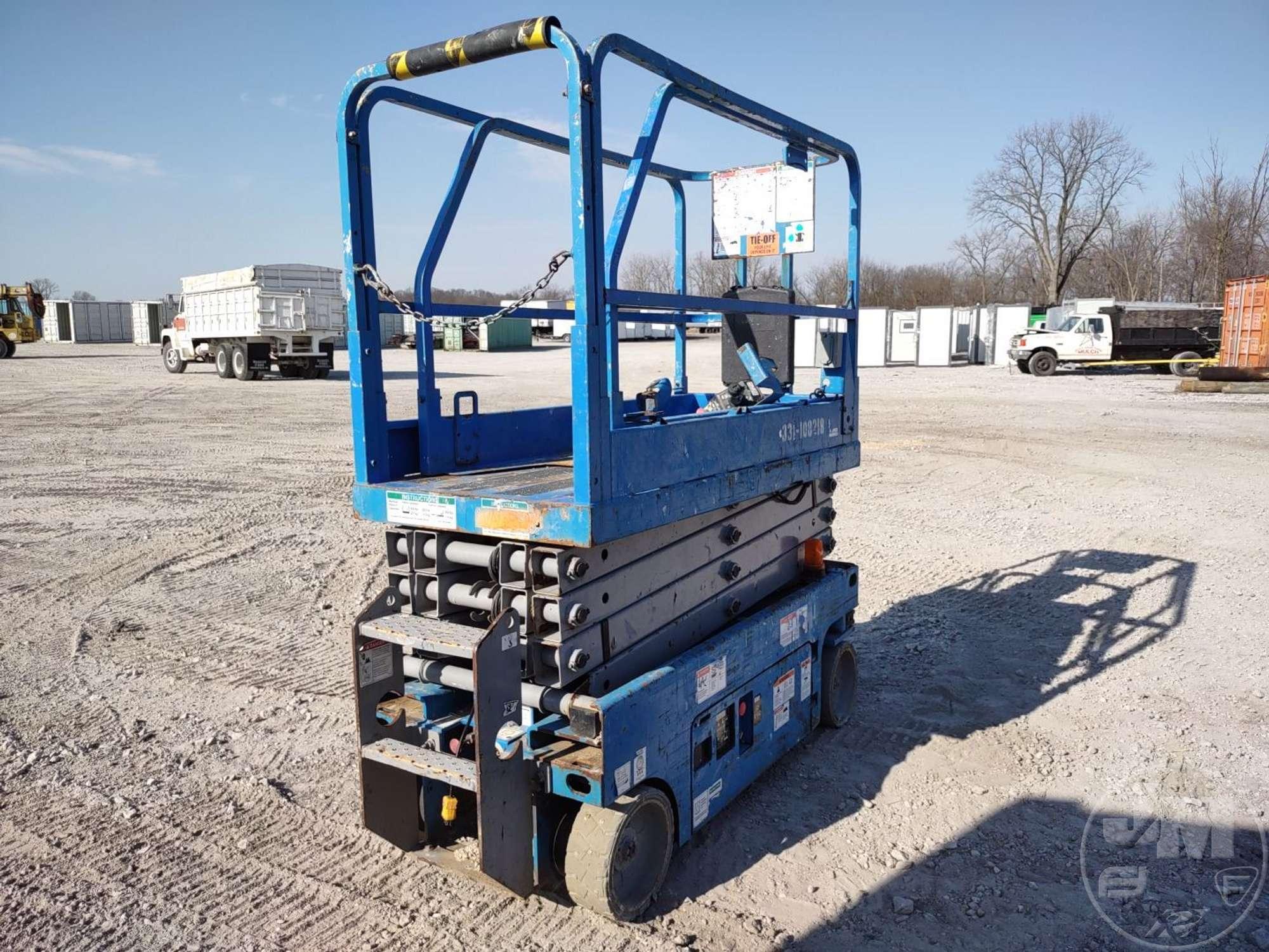 2016 GENIE GS-1930 25 SCISSOR LIFT SN: GS3016P-152533