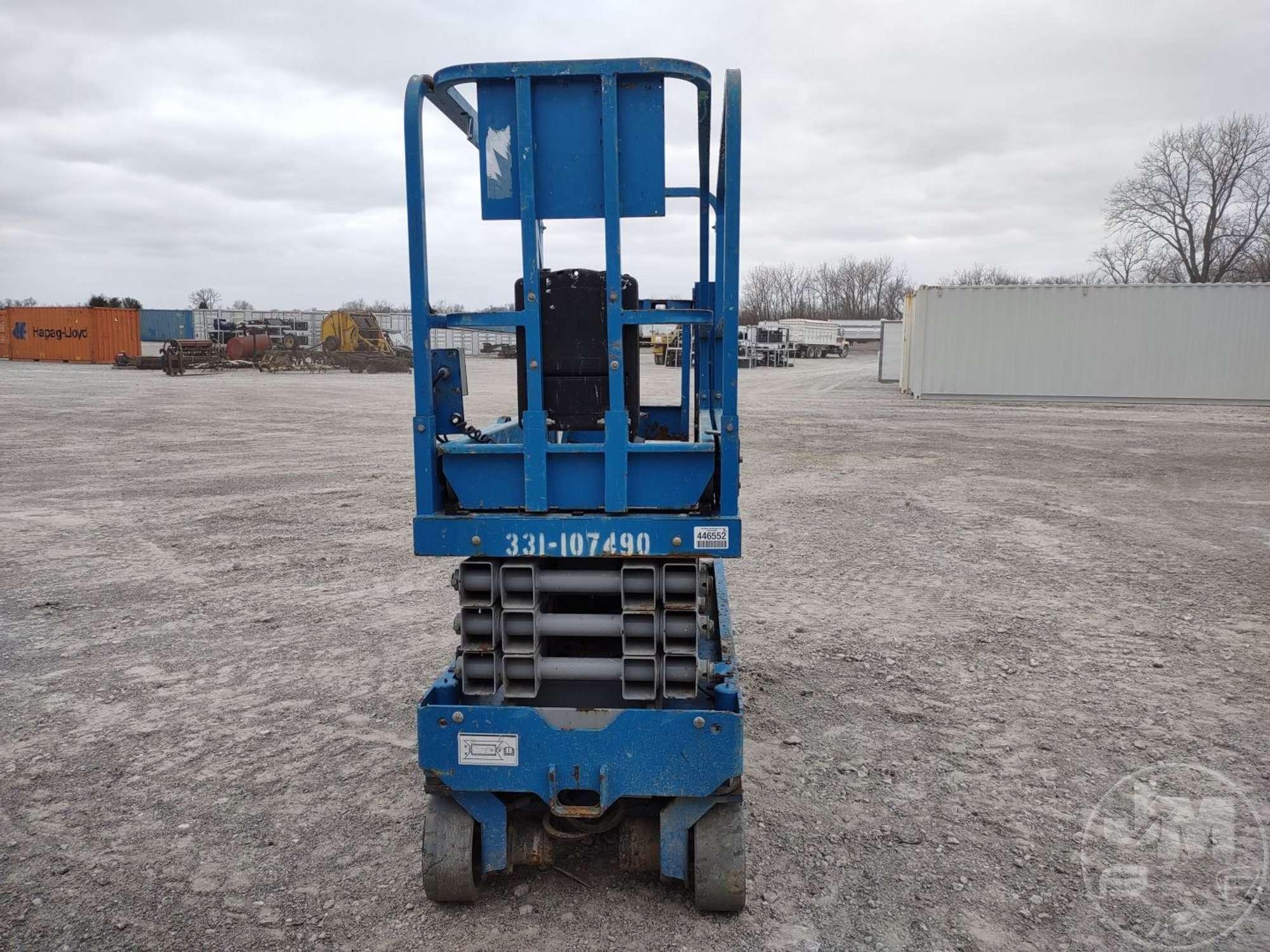 2014 GENIE GS-1930 25 SCISSOR LIFT SN: GS3015A-140842