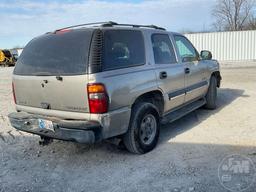 2001 CHEVROLET TAHOE VIN: 1GNEK13T61R181329 2WD