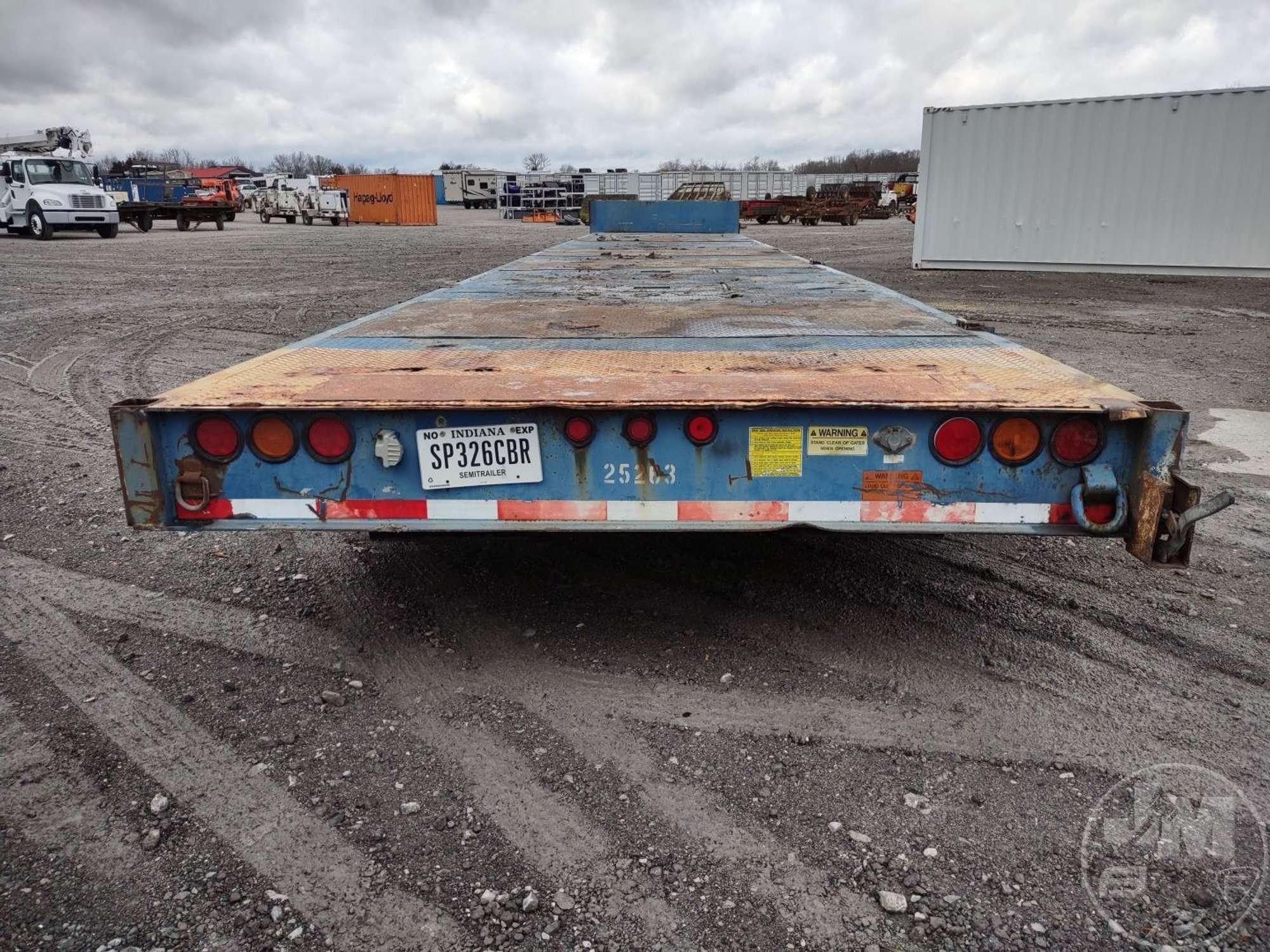 2006 TRAIL KING DROP DECK STEEL STEPDECK TRAILER VIN: 1TKB053246M065933