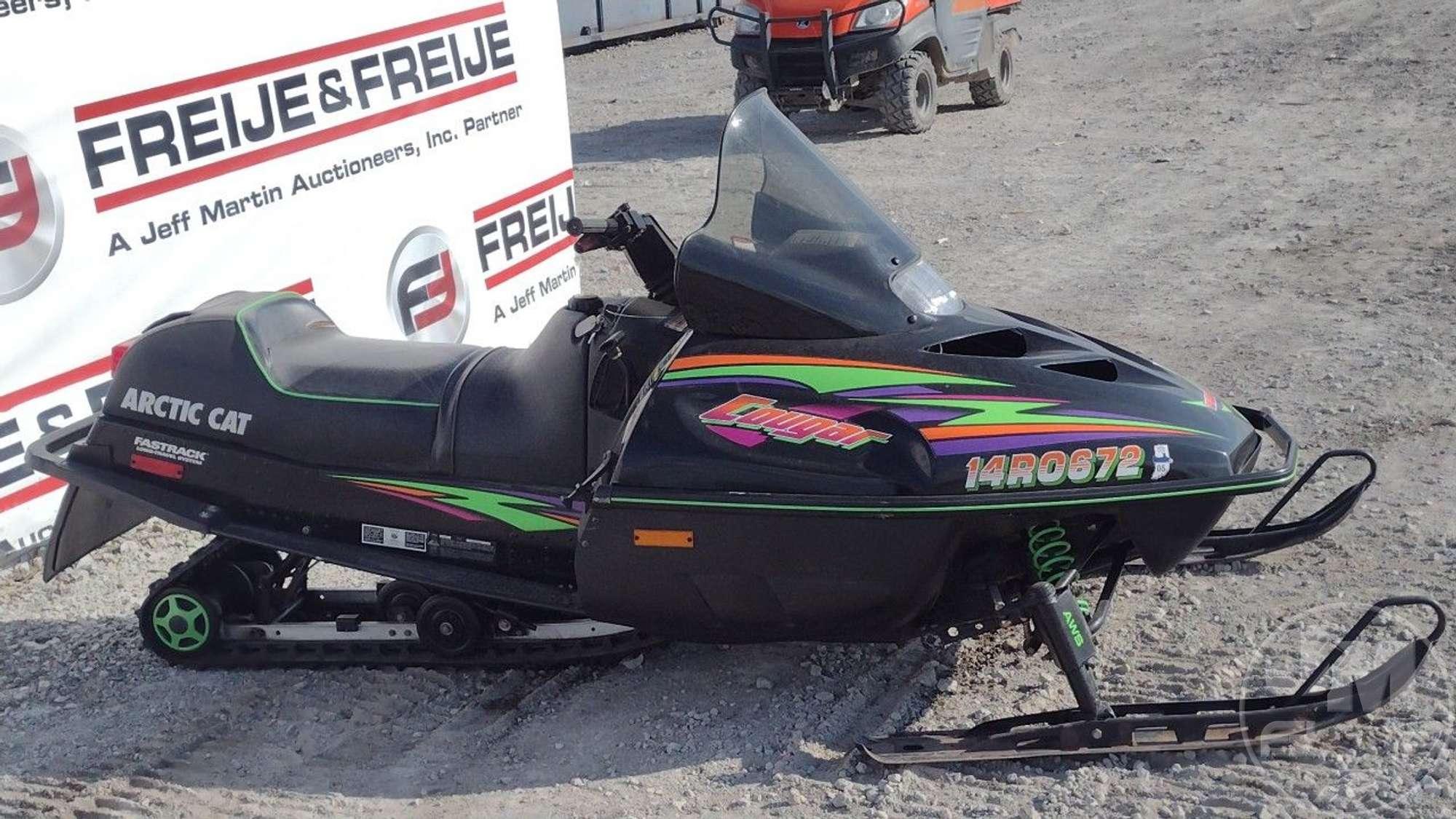 1997 ARTIC CAT COUGAR 550 SNOWMOBILE SN: 9706432