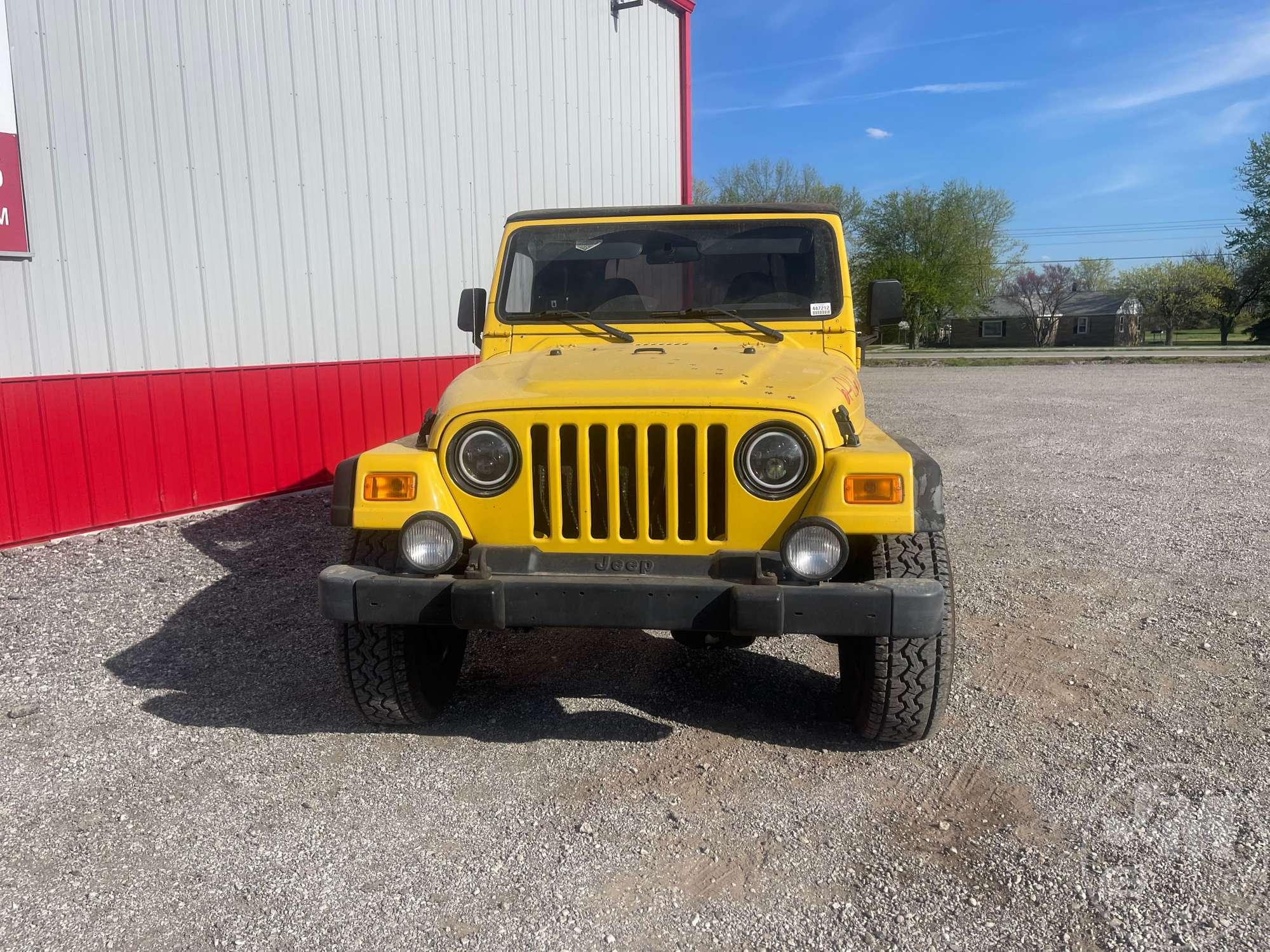 2002 JEEP WRANGLER VIN: 1J4FA49S02P730515 SUV