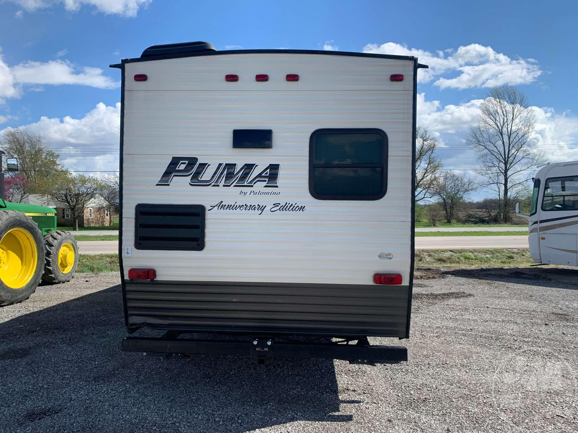 2015 FOREST RIVER PUMA TOWABLES VIN: 4X4TPUF23FP053830 BUMPER PULL CAMPER