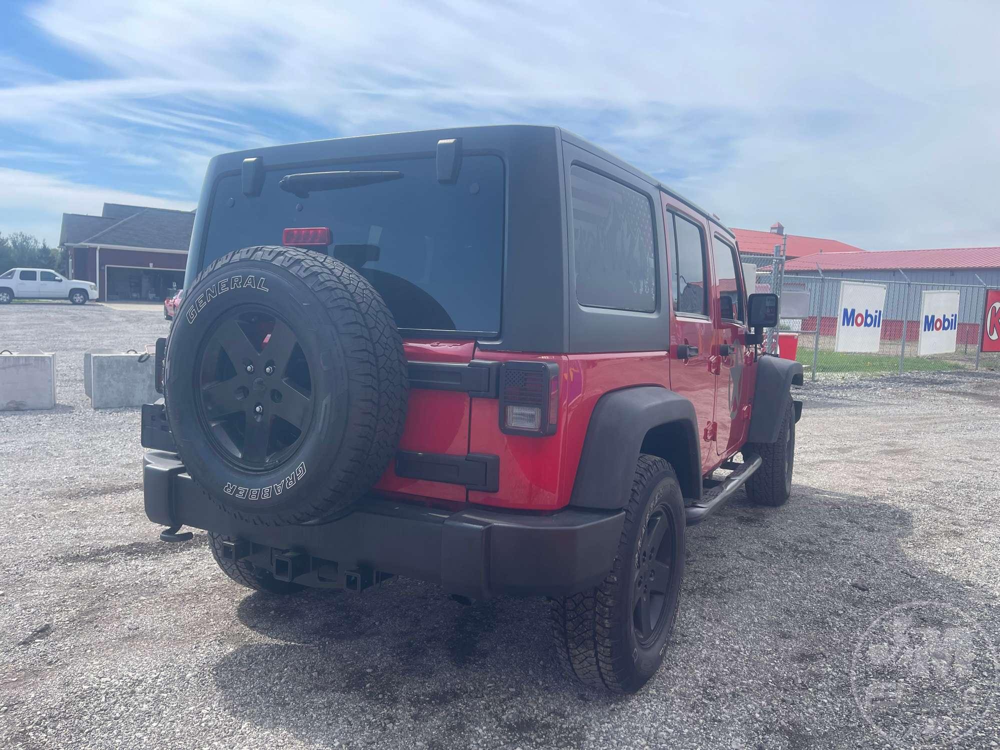 2011 JEEP WRANGLER VIN: 1J4BA3H11BL623465 4WD