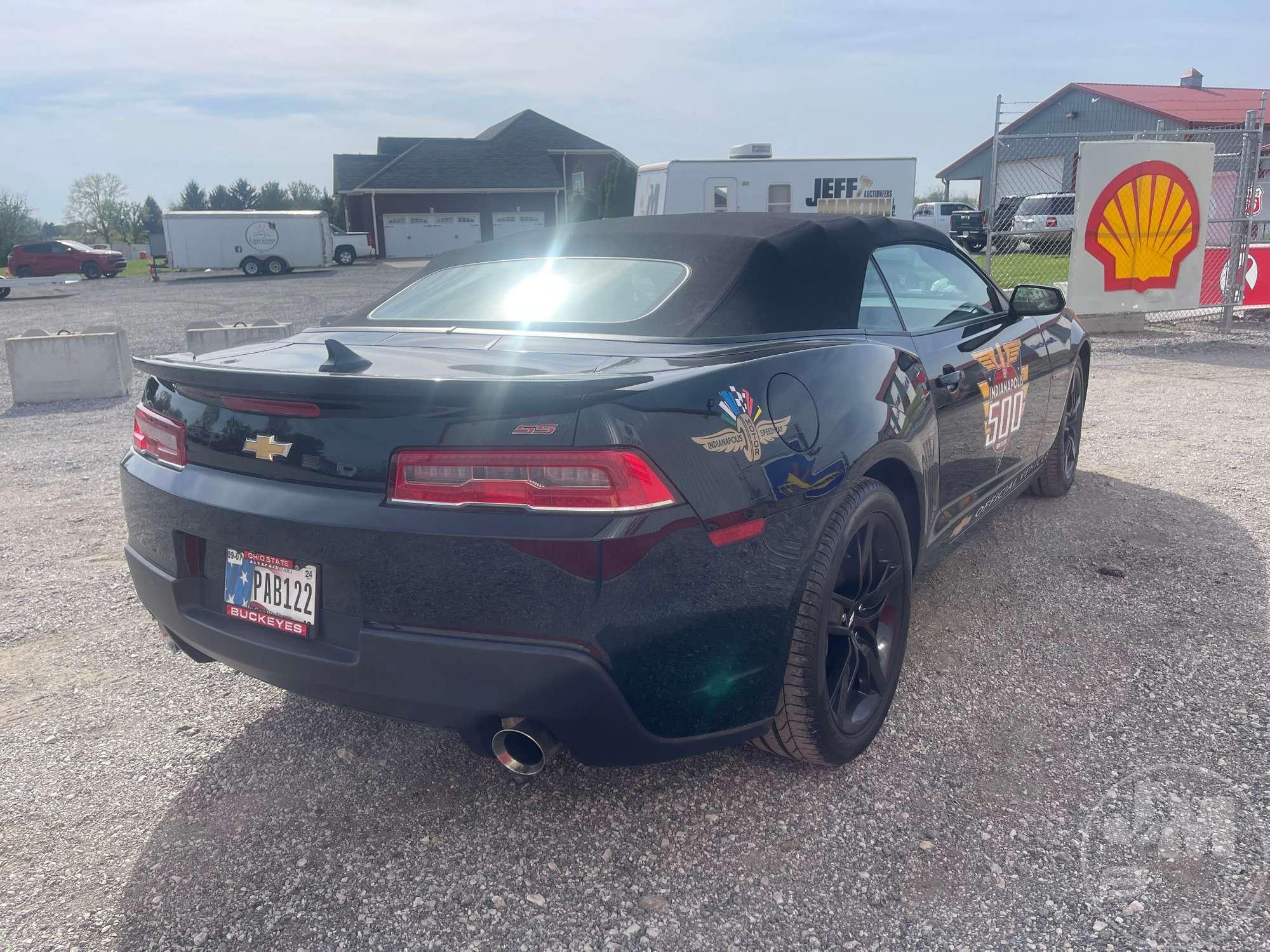 2014 CHEVROLET CAMARO SS VIN: 2G1FK3DJXE9278614 CONVERTIBLE