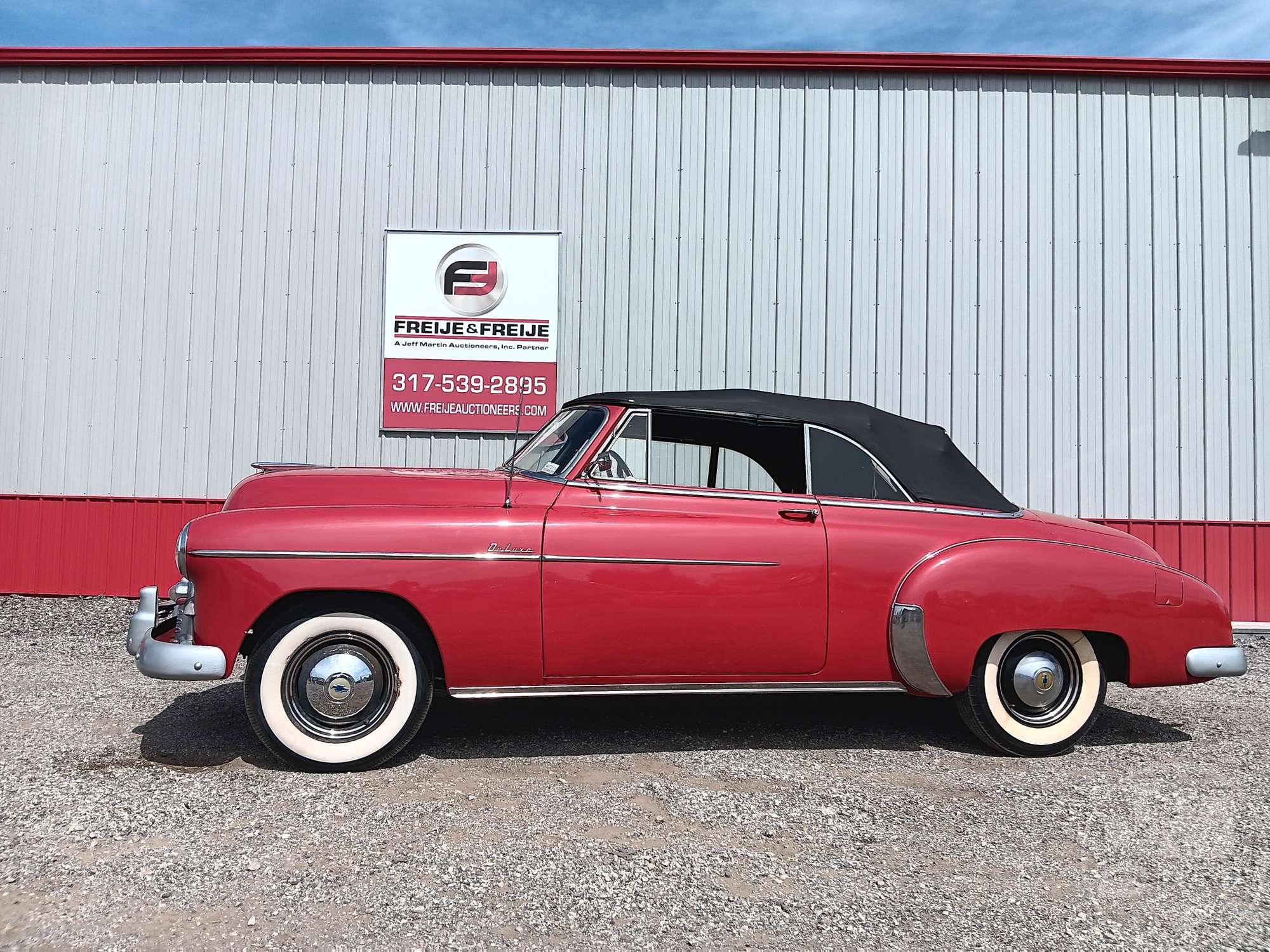 1950 CHEVROLET BELAIR DELUXE VIN: 2HKF57187 CONVERTIBLE