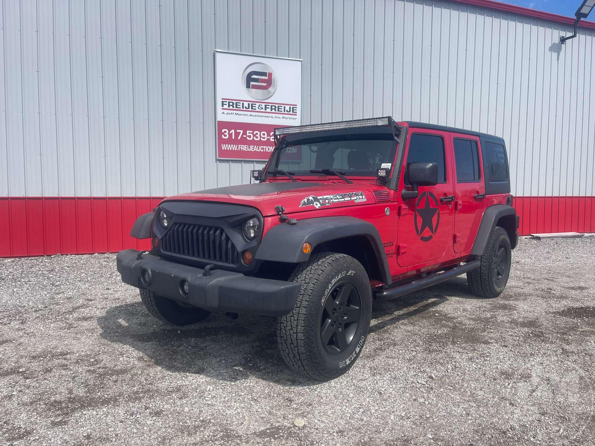 2011 JEEP WRANGLER VIN: 1J4BA3H11BL623465 4WD