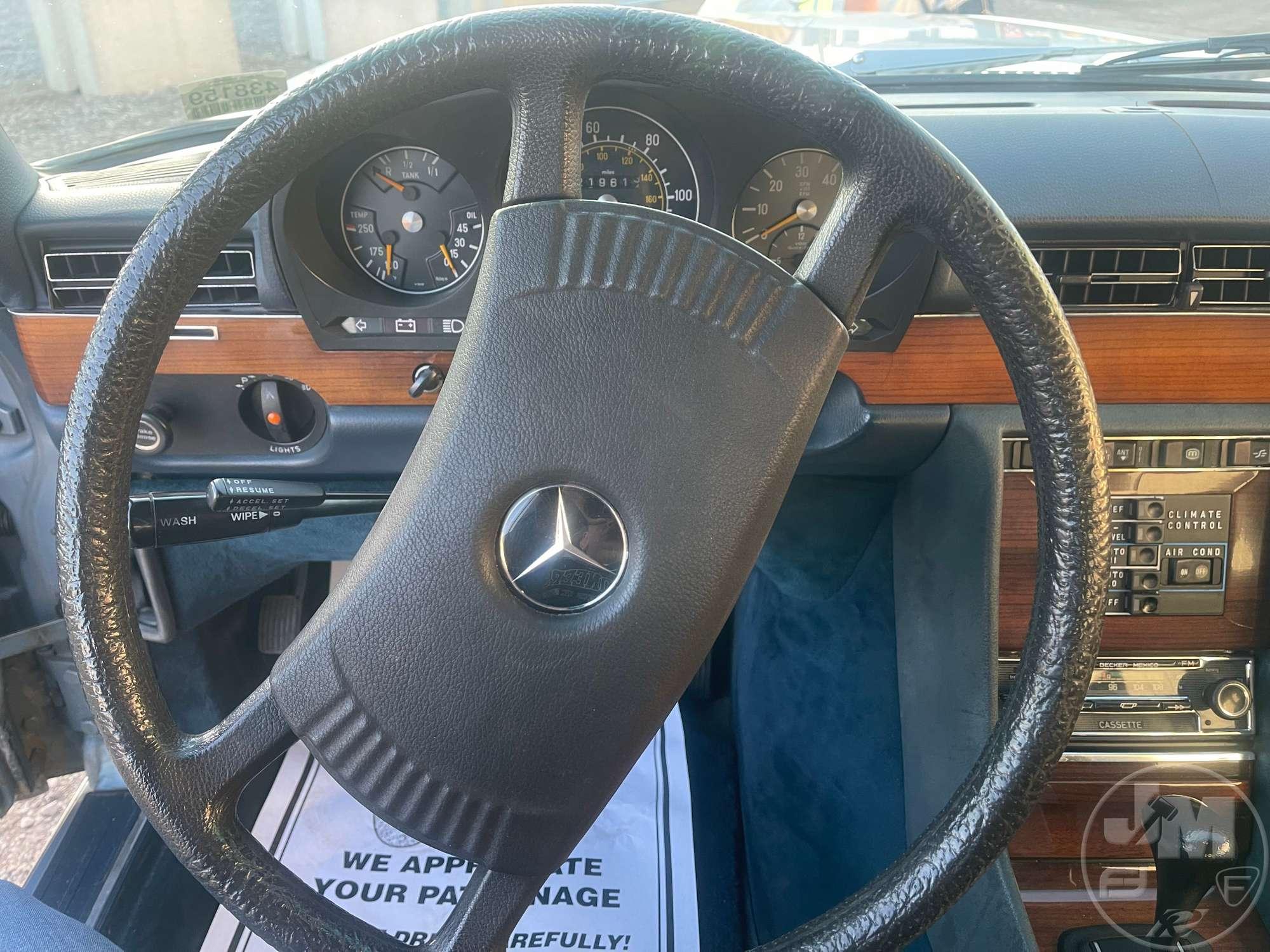 1979 MERCEDES 300SD VIN: 11612012013404