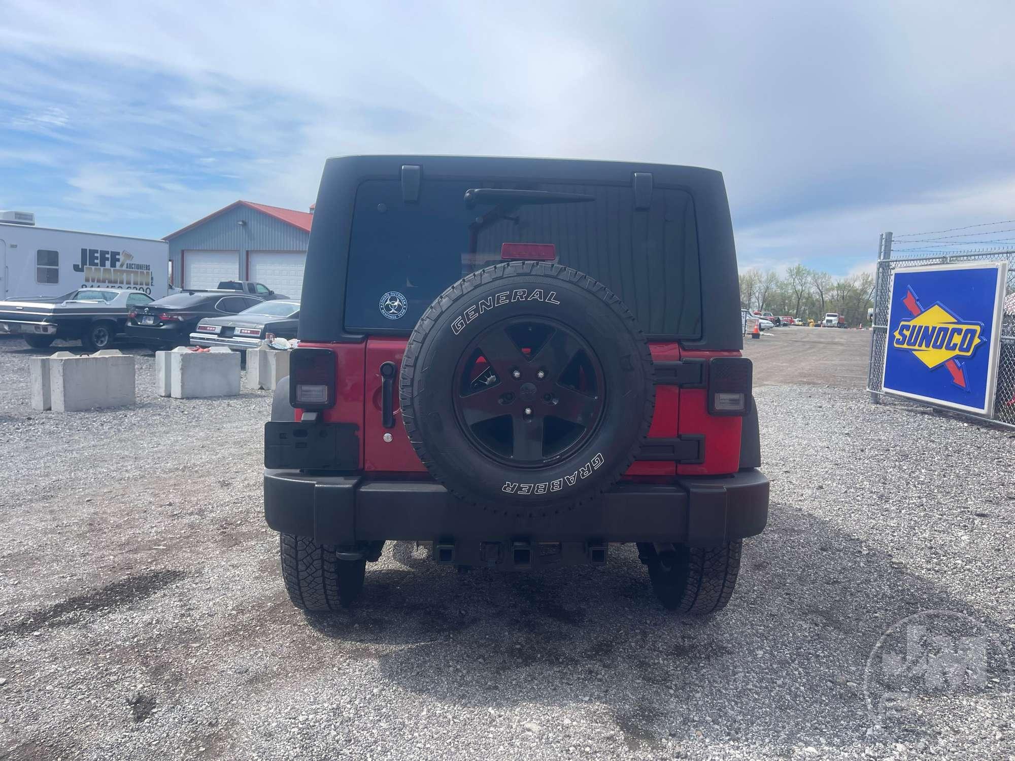 2011 JEEP WRANGLER VIN: 1J4BA3H11BL623465 4WD