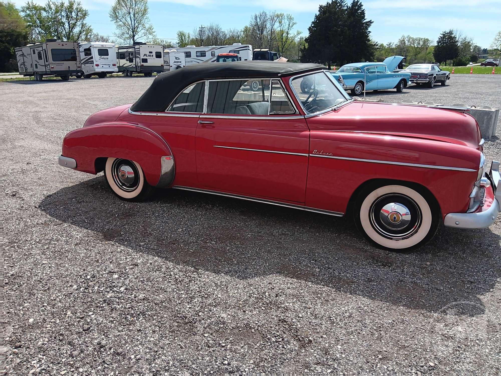 1950 CHEVROLET BELAIR DELUXE VIN: 2HKF57187 CONVERTIBLE