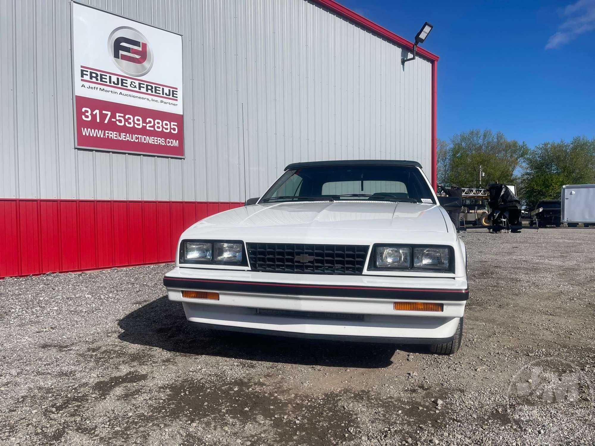 1987 CHEVROLET CAVALIER VIN: 1G1JE31W0H7197676 2 DR CONVERTIBLE