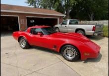 1979 CHEVROLET CORVETTE VIN: 128789S447782 T TOP