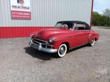 1950 CHEVROLET BELAIR DELUXE VIN: 2HKF57187 CONVERTIBLE