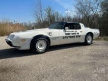 1981 PONTIAC FIREBIRD TRANS AM VIN: 1G2AX87T7BN114408 DAYTONA 500 PACE CAR