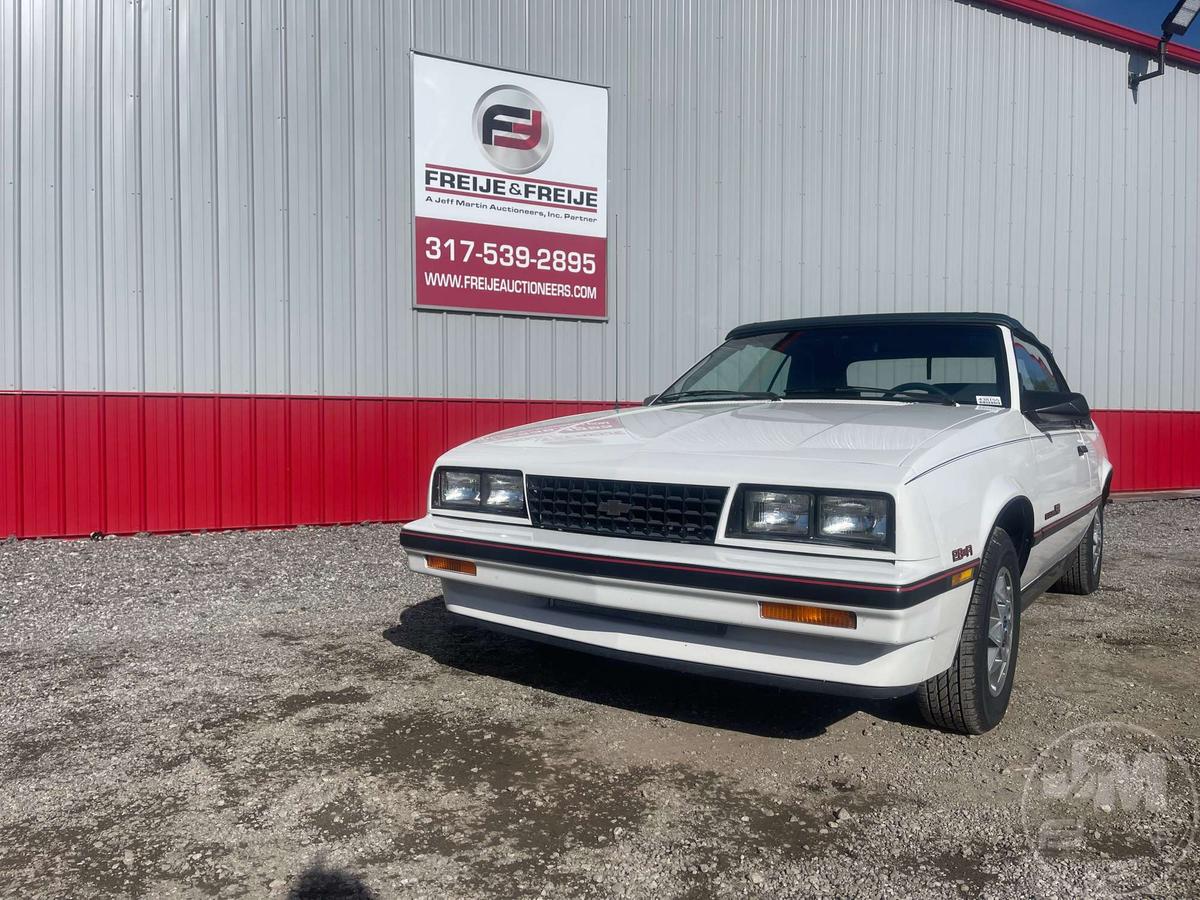 1987 CHEVROLET CAVALIER VIN: 1G1JE31W0H7197676 2 DR CONVERTIBLE