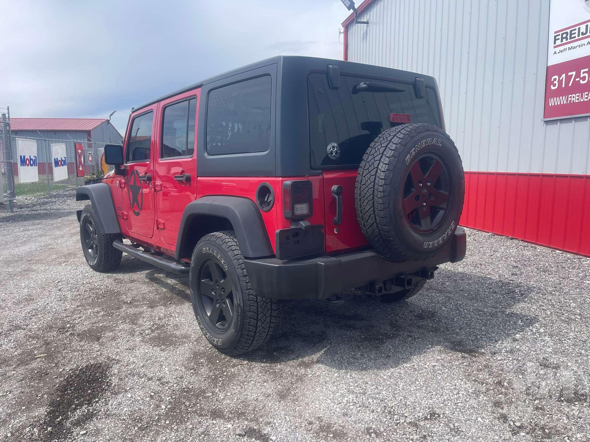 2011 JEEP WRANGLER VIN: 1J4BA3H11BL623465 4WD