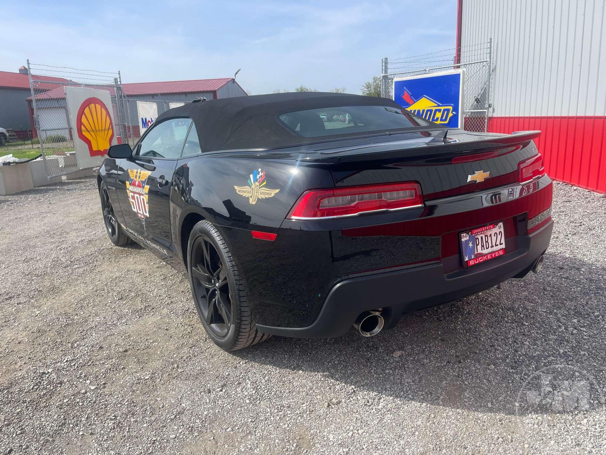 2014 CHEVROLET CAMARO SS VIN: 2G1FK3DJXE9278614 CONVERTIBLE