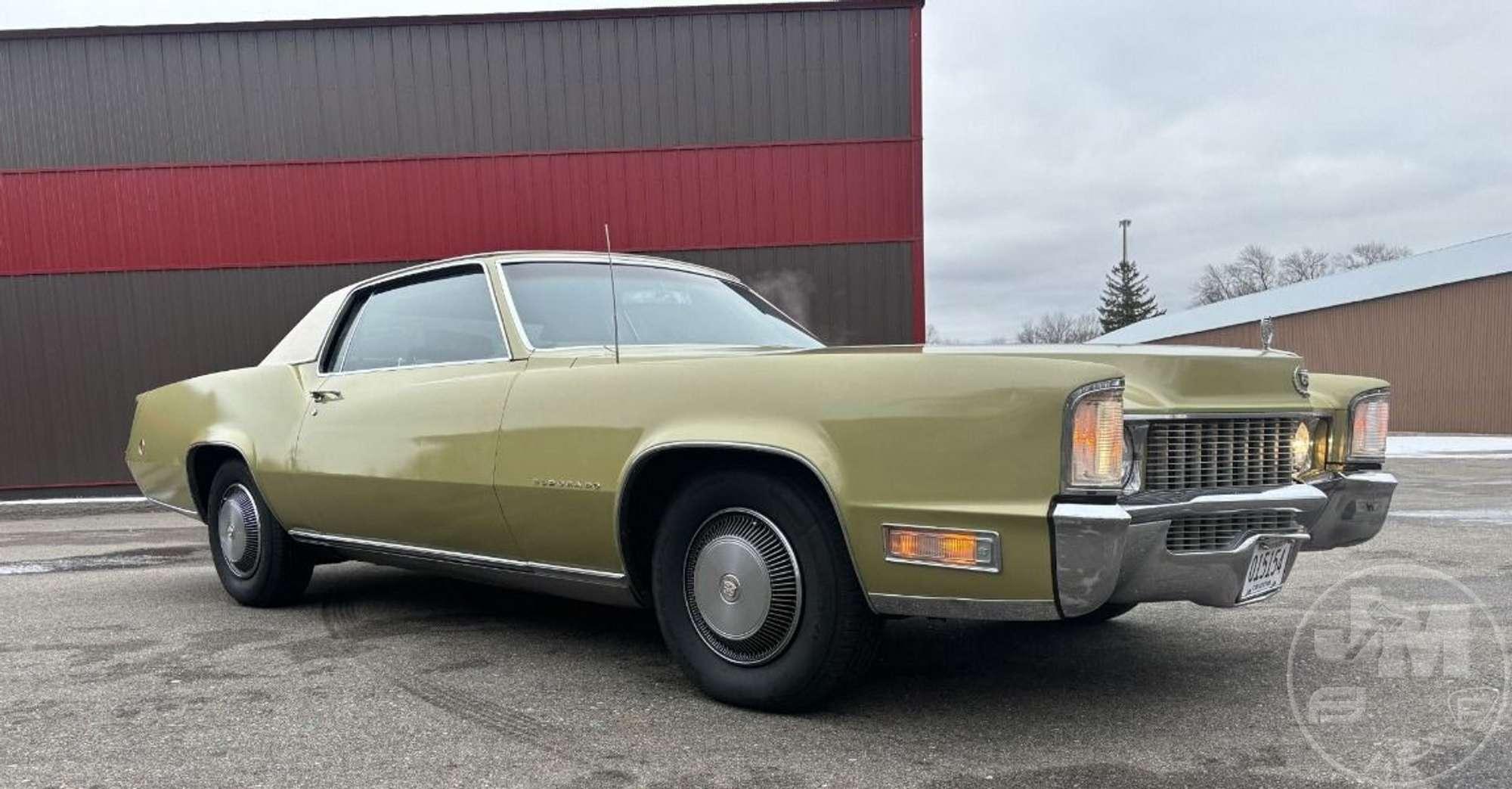 1969 CADILLAC ELDORADO VIN: H9263705 SEDAN