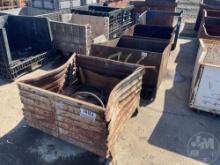 SCRAP BINS, QTY OF 4