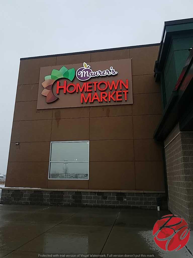 Maurer's Home Town Market Sign