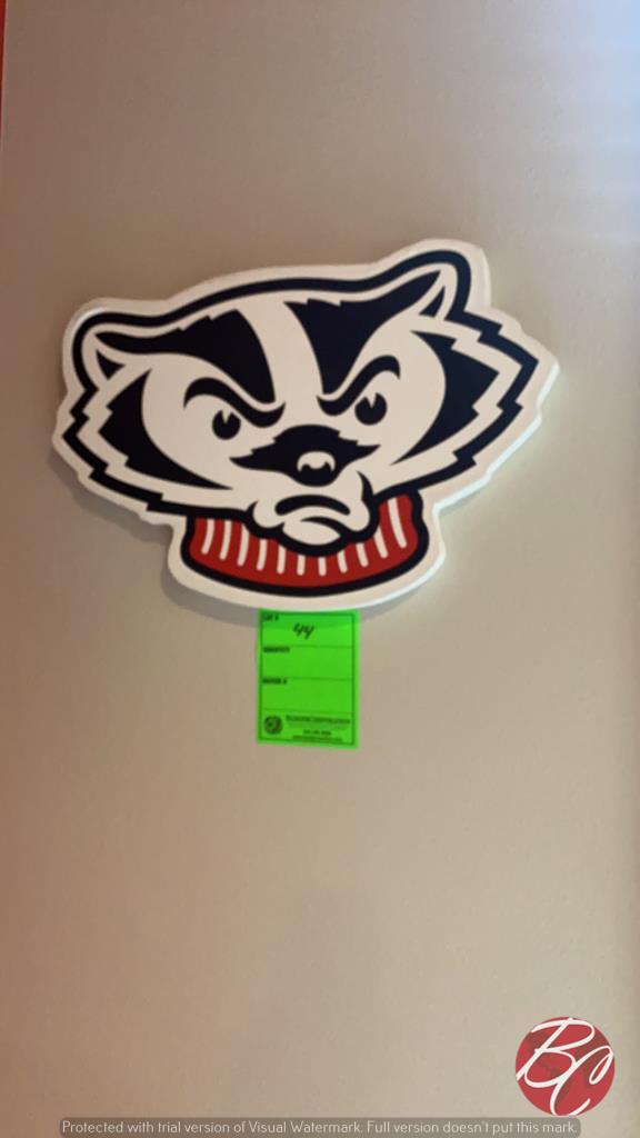 Wisconsin Badger Decor (See Picture)