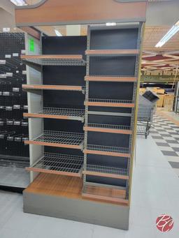 Wood Multi-Deck Merchandiser End Cap