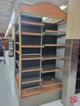 Wood Multi-Deck Merchandiser End Cap