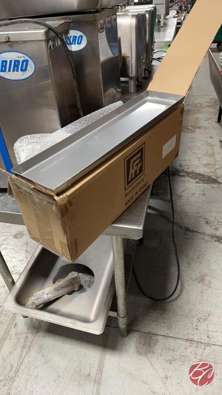 NEW FFR Stainless Steel Meat Pans 6x24x1