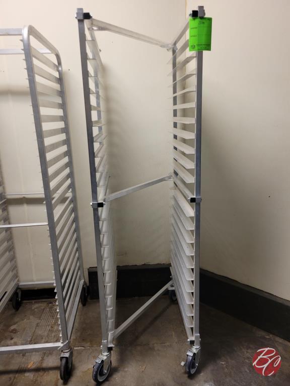 Aluminum Full Size Sheet Pan Rack W/ Casters