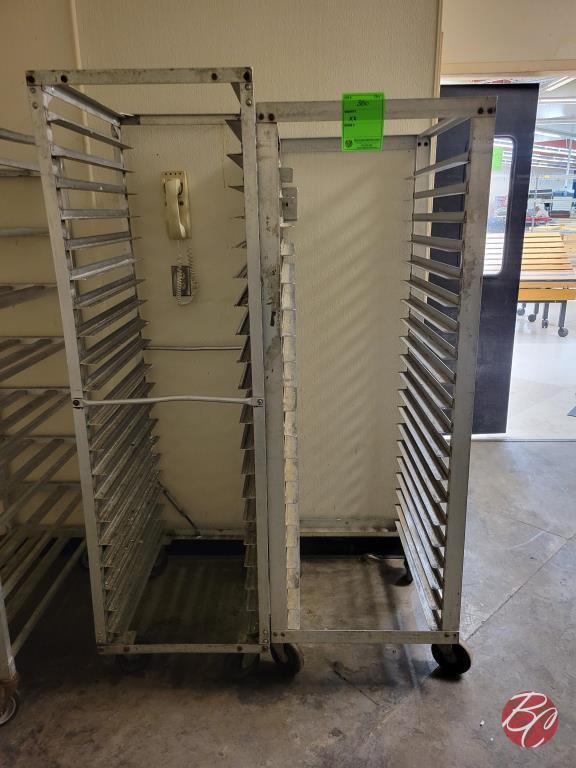 Aluminum Full Size Sheet Pan Rack W/ Casters