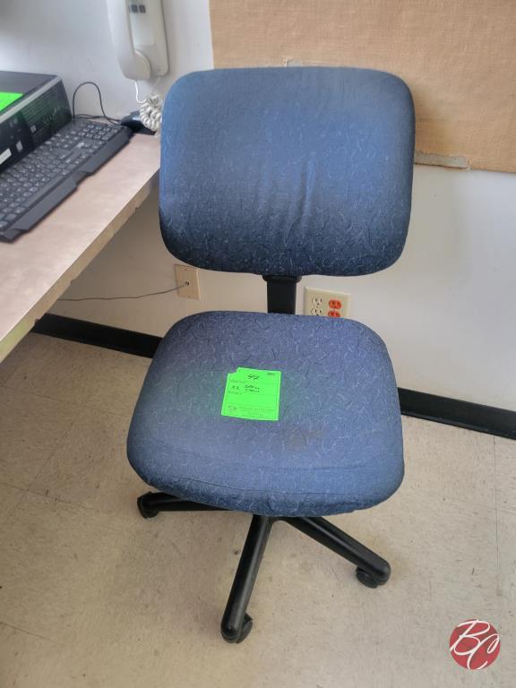 Padded Office Chairs W/ Casters