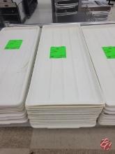 Cambro White Meat Trays 30"x12"