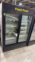 True GDM-49 2-Glass Door Cooler