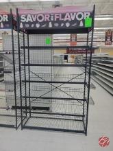 Metal Black Wire Merchandiser Racks