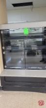 Central 4-Glass Door Bakery Case W/ LED Lights 56"