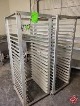 Aluminum Full Size Sheet Pan Rack W/ Casters