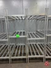 NEW AGE Aluminum Inventory Racks 48"x24"x72"