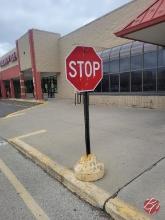 Concrete Stop Sign