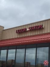 Liquor Station Lighted Sign