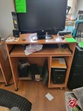 Computer Desk, Chair and File Cabinet