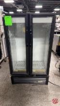 True 2-Door Glass Merchandiser Cooler W/ LED