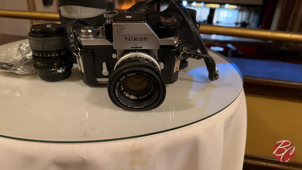 Nikon 1970's  F Camera W/ Leather Case