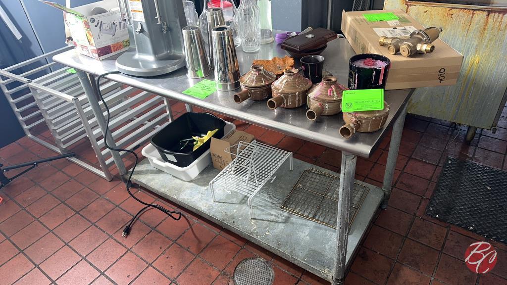 Stainless Steel Table W/ Edlund Can Opener 60"