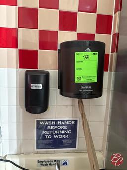 Soap And Towel Dispenser