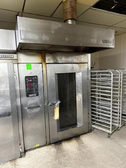 Hobart HBA2G Natural Gas Double Rotating Rack Oven