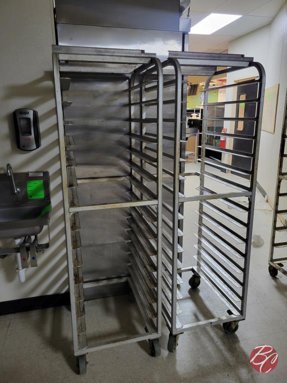 Hobart Aluminum Oven Racks W/ Casters