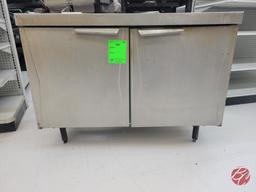 Randell Stainless 2-Door Worktop Cooler 48"