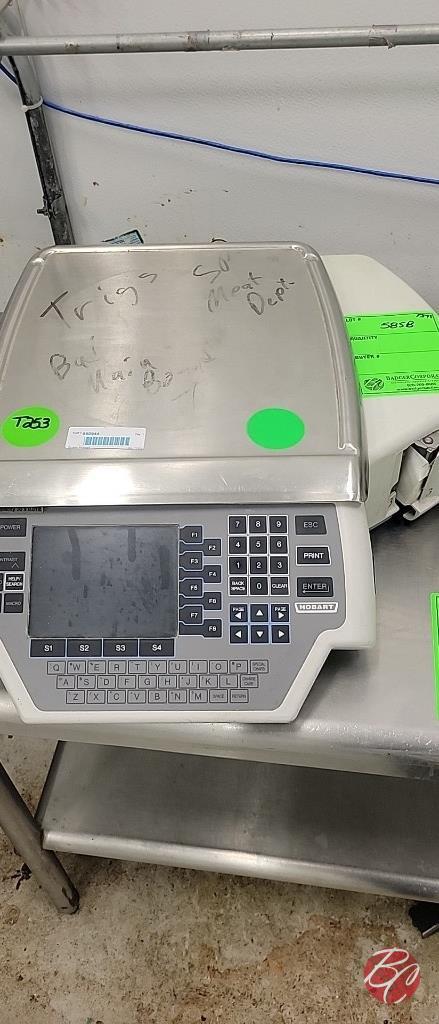 Hobart Quantum Deli Scale W/ Label Printer