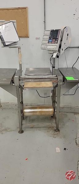 Hobart HWS-4 Wrapping Station W/ Labeler